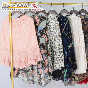 KingAAA Venta al por Mayor de Faldas Dulces Retro de Algodón con Cintura Holgada, Falda Media Usada para Mujer, Ropa Casual para Compras, Viajes y Uso Diario - Product Image 1