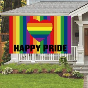 ฉากหลังแฮปปี้ไพรด์ ลายสายรุ้งหลากสีสัน ตกแต่งแบบมัดย้อม แนวฮิปปี้ยุค 60 ฉากหลังธีม LGBT ปาร์ตี้เกย์ไพรด์ แบนเนอร์พร้อมอุปกรณ์ประกอบฉากถ่ายรูป - Product Image 6