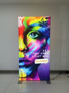 Admax 1x2M vải hộp đèn với khung nhôm triển lãm thương mại triển lãm Backdrop trở lại tường có thể gập lại seg quảng cáo công cụ miễn phí - Product Image 2