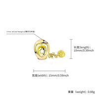 Grillz dentaire Rosette ajouré Cœur Étoile Plaqué Or et Argent Bicolore Bijoux Hip Hop pour Rappeurs Vente en Gros