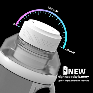 خلاط بروتين محمول قابل لإعادة الشحن بسعة 2000 مل، تصميم جديد من المصنع، خلاط كهربائي شخصي لاسلكي محمول - Product Image 4