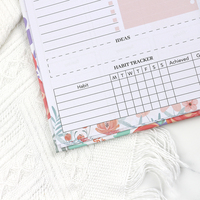 Organizador de Libros de Tapa Dura con Impresión Personalizada, Agenda Espiral, Planificador Diario, Diario, Cuaderno, Impresión Offset de Papel Grueso A5