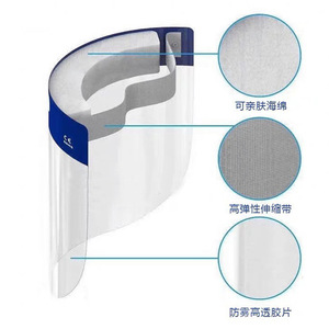 Protector Facial Changxi para Mascotas, Doble Revestimiento Antivaho y Anti-gotas, Pantalla de Aislamiento con Diadema - Product Image 2