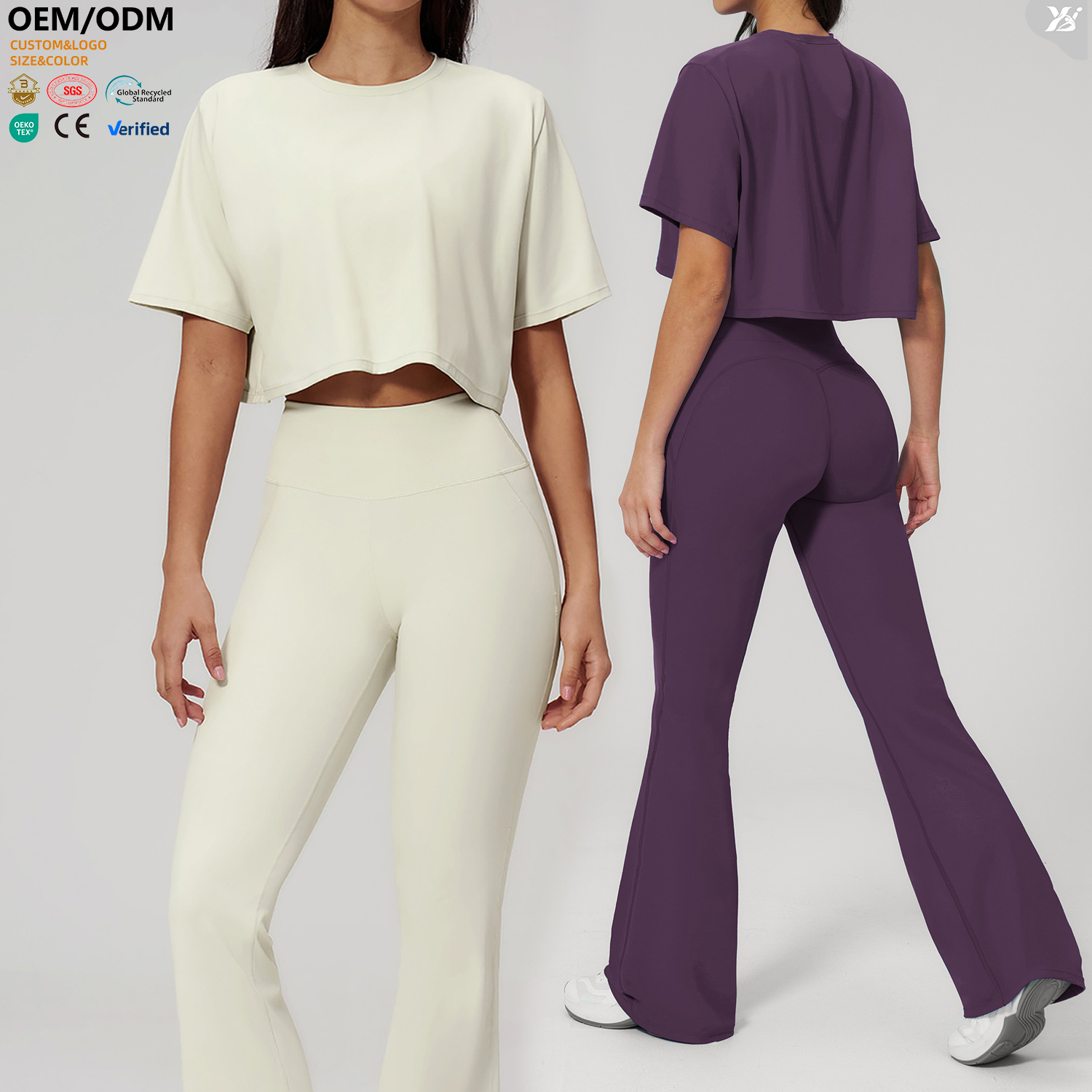 XW-FDX3091 Factory Supply Breathable Loose Fit Women Workout Top Stylish Comfortable Manufactory Sports Top Gym Pilates Yoga Top