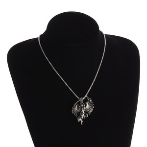 Hot Selling Papas Evil <strong>Angel</strong> Necklace Vintage Silver <strong>Angel</strong> Couple Pendant <strong>Gift</strong> for Men and Women - Product Image 4