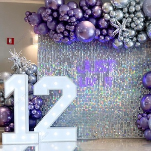 Décoration <span class=keywords><strong>de</strong></span> scène <span class=keywords><strong>de</strong></span> mariage rose bébé, nouvelles couleurs, panneau <span class=keywords><strong>de</strong></span> paillettes entrelacées, utilisation pour les événements <span class=keywords><strong>de</strong></span> fête, <span class=keywords><strong>mur</strong></span> scintillant à paillettes - Product Image 3