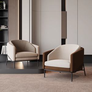 होटल बिक्री कार्यालयों के लिए लक्जरी डिजाइनर एकल रिसेप्शन सोफा क्लब स्नान केंद्र अवकाश-होटल प्रतीक्षा कुर्सी - Product Image 5