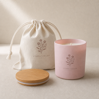 Vente en gros de boîtes cadeaux personnalisées, couleur, parfum, logo, bougies d'aromathérapie, bougies parfumées en cire de soja avec couvercle
