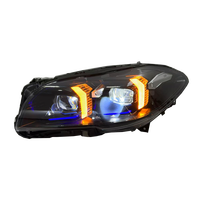 Ensemble de phares LED de style « yeux de serpent » pour BMW Série 1 F20 2012-2014, feux de jour bicolores, phare avant modifié