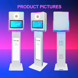 Dslr <strong>Photo</strong> Booth Mini Pc Selfie Led Light Frame 15.6 Inches Photobooth With Advertising Display - Product Image 5