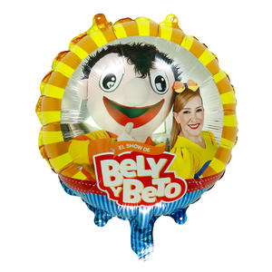 BeLY Y BeTo boy-Globo de película de aluminio con forma especial para niños, dibujos animados, fiesta de cumpleaños, venta al por mayor - Product Image 5