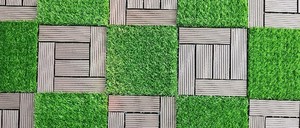 Césped Artificial de 50 mm de Alta Densidad, Césped Sintético para Exteriores, Alfombra Decorativa Verde Realista - Product Image 2