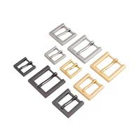 Boucles de déverrouillage carrées classiques en métal doré, robustes et durables, de 20 mm, 30 mm, 40 mm, pour la quincaillerie, les glissières, les ajusteurs de ceintures, les étiquettes, les sacs à main et les vêtements