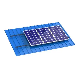 छत प्रोफ़ाइल सौर ब्रैकेट टाइल छत सौर माउंटिंग सिस्टम पीवी पैनल एल्यूमीनियम सौर ब्रैकेट