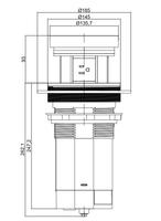 Prise de bureau escamotable IP65 AS/NZS, prise électrique escamotable pour plan de travail en marbre avec USB, types de prises personnalisables