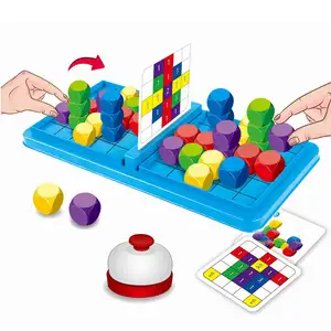 YongRong factory Double puzzle block game focus on thinking intellectual development of children against table games toys