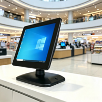 Monitor de Pantalla Táctil LED LCD de 10.1 Pulgadas para Punto de Venta con Sistema Windows, Resolución 1920x1080, Pantalla Digital para Clientes