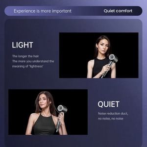 Nuevo Secador de Pelo Inteligente con Pantalla Digital, Rotación de Viento de Alta Velocidad, Control de Temperatura Inteligente y Protección, con Múltiples Niveles de Viento/Temperatura - Product Image 4