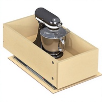 Tiroirs coulissants à fermeture amortie en bois composite 11" L x 22" P x 6" H pour une organisation fluide des armoires de cuisine
