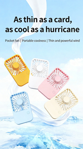 Ventilador de Mano Portátil Recargable USB, Mini Ventilador de Bolsillo, Pequeño Ventilador Personal, Funciona con Batería, para Viajes, Aire Libre, Verano - Product Image 6