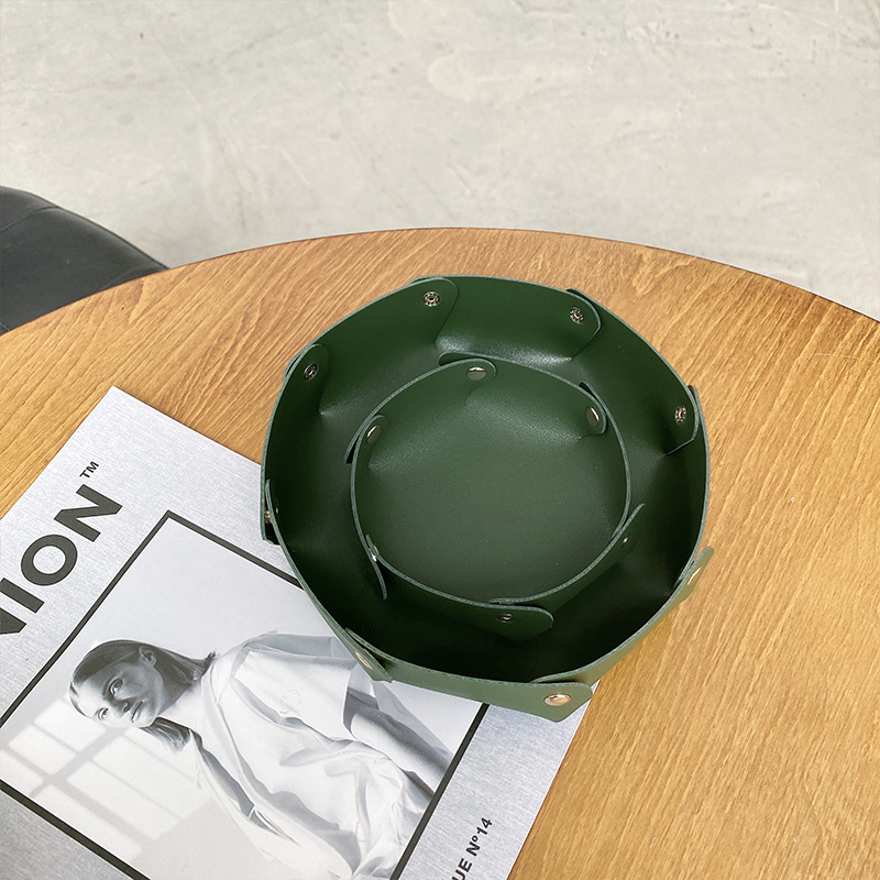 small green disc