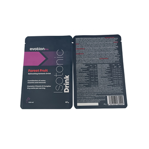 Sac en mylar en feuille d'aluminium à faible quantité minimale de commande Sachets d'emballage individuel Poudre de protéine de lactosérum Trois sacs à fermeture latérale <span class=keywords><strong>Sachet</strong></span> à pochette plate - Product Image 3