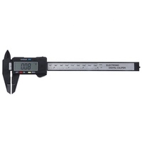 150mm Plastic Digital LCD Electronic Vernier Caliper Micrometer Metric/Inch System Interchangeable Tool