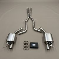 Système d'échappement haute performance pour Mercedes E63 E63S W212 AMG, échappement cat-back avec soupape électronique, silencieux