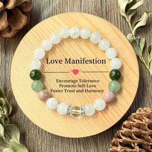 8mm Natural Verde Aventurina Rodonita Bead <span class=keywords><strong>Fertilidad</strong></span> y Concepción Soporte Mala Wellness Pulsera para Mujeres - Product Image 1