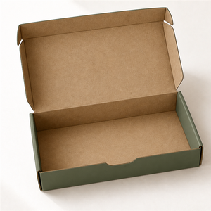 Boîtes d'expédition cosmétiques auto-scellantes en carton kraft à rabat supérieur, imprimées sur mesure pour soins de la peau, avec pelliculage mat, directement de l'usine - Product Image 2