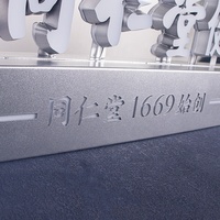 Kexian – panneau d'éclairage 3D personnalisé, Mini lettre acrylique, Table de lettres acryliques, lettres d'éclairage pour visage, nom du magasin, signe électronique