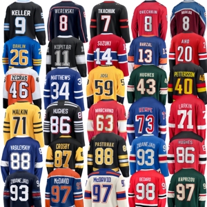 Maillot de hockey sur glace entièrement cousu avec nom, numéro et logo, vente en gros d'usine, uniforme de hockey Canada/USA, expédition rapide - Product Image 1