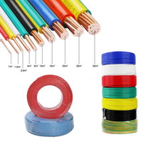 Kabel Listrik OFC BV 99,99% Inti Tunggal Keras Tahan Api untuk Instalasi Rumah, Kabel Suplai Daya, Harga Pabrik