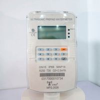 Compteur d'eau prépayé intelligent R200-R400 à ultrasons NB-IoT Lora Lorawan STS avec clavier à jetons mobile en laiton IP68