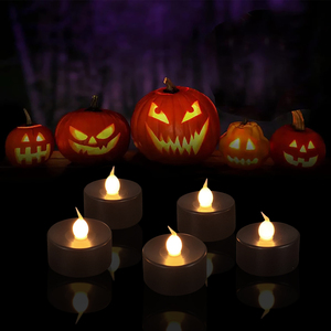 12-Pack Timer <strong>LED</strong> Charging Tealight Candle <strong>Lamp</strong> Long-Endurance Plastic Christmas Party Atmosphere Light <strong>Led</strong> Candle Light - Product Image 5