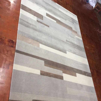 Tapis de touffetage fait main en usine Laine de créateur de luxe personnalisée Tufting fait main Hôtel cinq étoiles 100% laine