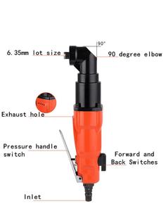 Pneumatico industriale leggero 90 gradi gomito cacciavite <span class=keywords><strong>aria</strong></span> - Product Image 4