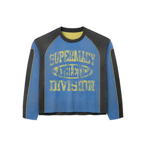Maillot de football personnalisé Tontons Streetwear pour hommes, uniforme de football en gros, rétro, manches longues, en maille - Product Image 3