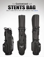 Sac de golf haut de gamme OEM/ODM pour parcours de golf, sac de golf ultraléger avec support, sac de golf portable avec logo personnalisé, vente en gros de sacs de golf à bas prix
