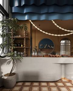 Turnkey Specialty Coffee Shop Interior Design & Custom Cafe Furniture Modern Vintage Wood <b>Bar</b> Counter Manufacturer - Product Image 2