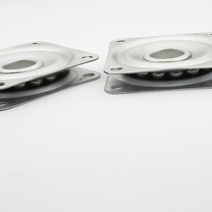 Rodamiento giratorio de zinc blanco moderno de 2 \ "51x51mm, piezas de rueda de muebles de mesa giratoria para comedor/Cocina, placa giratoria de Metal - Product Image 3