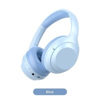 Casque sans fil supra-auriculaire de haute qualité avec son stéréo, écouteurs personnalisables pour le bureau, les voyages et les jeux