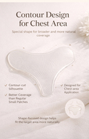 Patch anti-rides en silicone de qualité médicale en forme de T, réutilisable, raffermissant et lissant pour la peau, idéal pour la nuit et les voyages