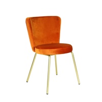 Ensemble de mobilier de restaurant commercial moderne, tables basses et chaises en velours vert pour hôtel, école, centre commercial, design industriel