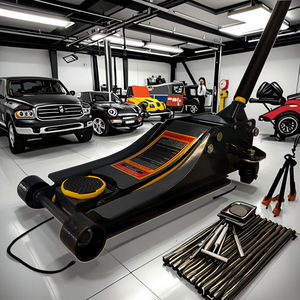 Низкопрофильный гидравлический домкрат 1,8 тонн, домкрат 1800 кг для пола автомобиля с двойным насосом - Product Image 2