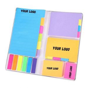 Custom Logo Memo Pad Book Set Personalized Self-Adhesive Sticky Notes for Women & Girls Fancy Paper - Product Image 1