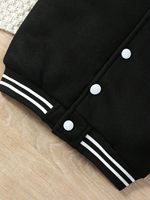 Blouson de baseball vintage personnalisable pour homme, style universitaire, pour enfant, imperméable, en polaire, avec manches en cuir, design vierge personnalisable