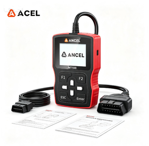 Herramienta de Diagnóstico para Motocicletas ANCEL MT100, Escáner de Motor y ABS para Honda, Suzuki, <span class=keywords><strong>Yamaha</strong></span> con Funciones OBD2, Comprobación de Listo para I/M y Monitor de O2 - Product Image 1