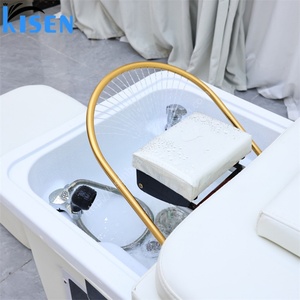 KISEN Sillón de Spa Portátil Moderno para Salón de Belleza con Tanque de Agua de 90L, Cama de Masaje Tailandés, Terapia de Agua y Spa Capilar para Uso Hospitalario - Product Image 6
