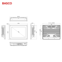Computadora Industrial Integrada Todo en Uno, Táctil, Resistente al Polvo y al Agua IP65, de 10.4/12.1/15.6/17/19/21.5 Pulgadas, Mini PC Sin Ventilador